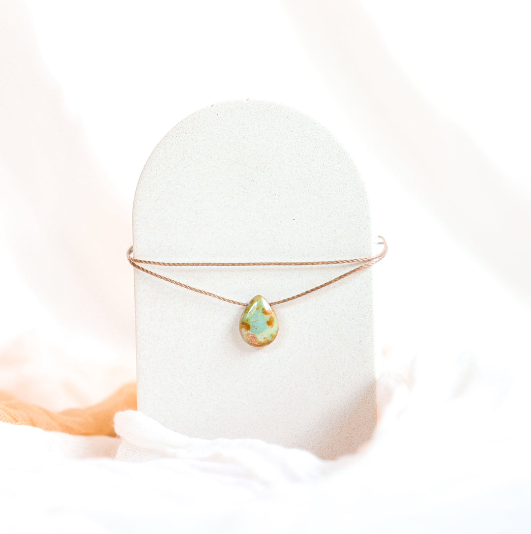 Earthy Drop Layered Necklace