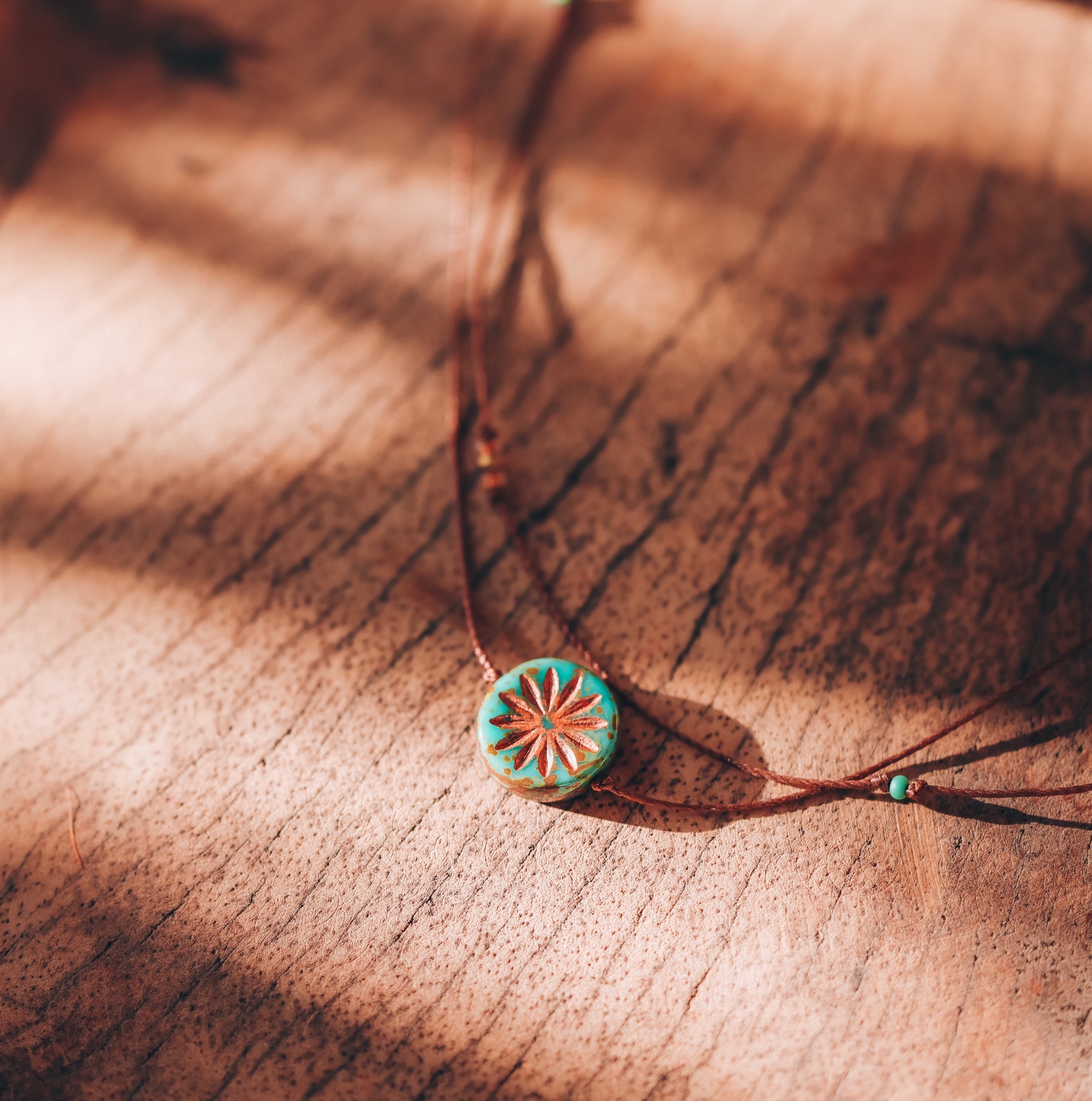 Rustic Boho Flower Layered Necklace – SAME SUN CO