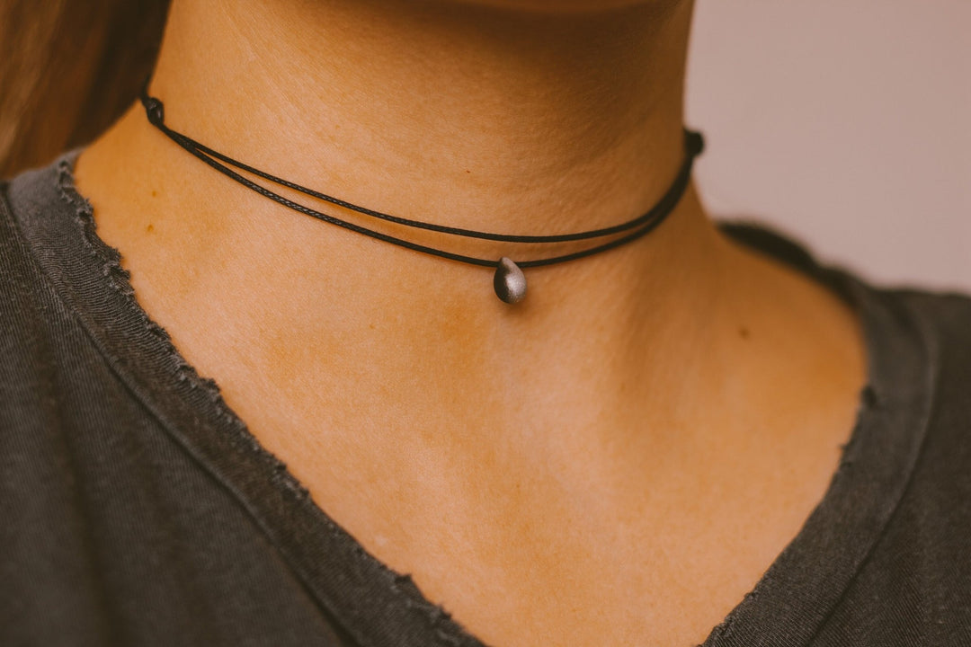 Grunge Layered Black Choker - SAME SUN CO