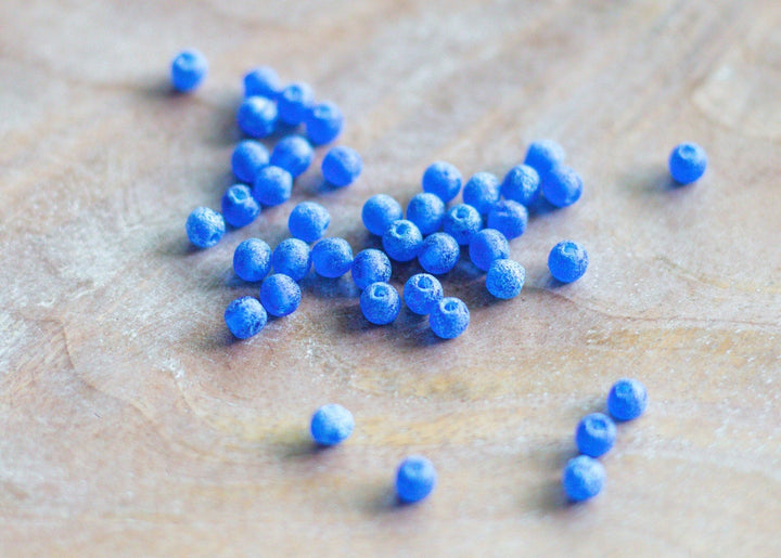 Hippie Blue Beaded Choker - SAME SUN CO