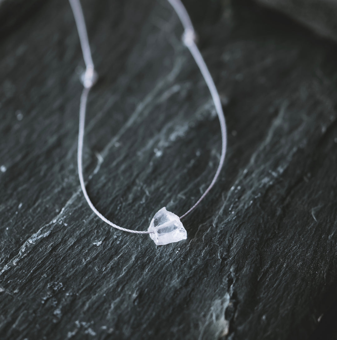 Rock Quartz Choker Necklace