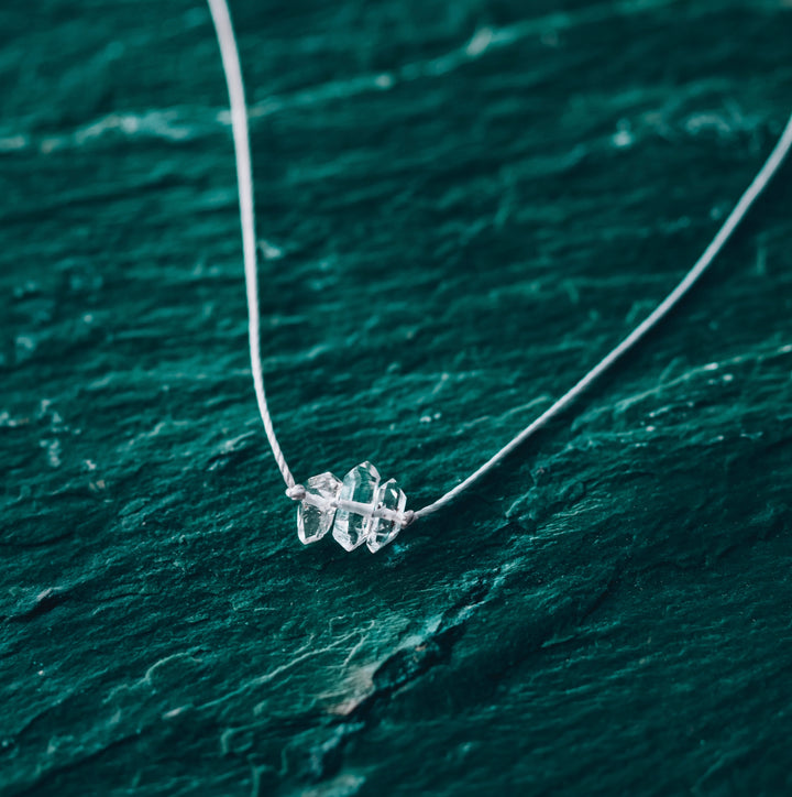 Dainty Herkimer Diamond Necklace