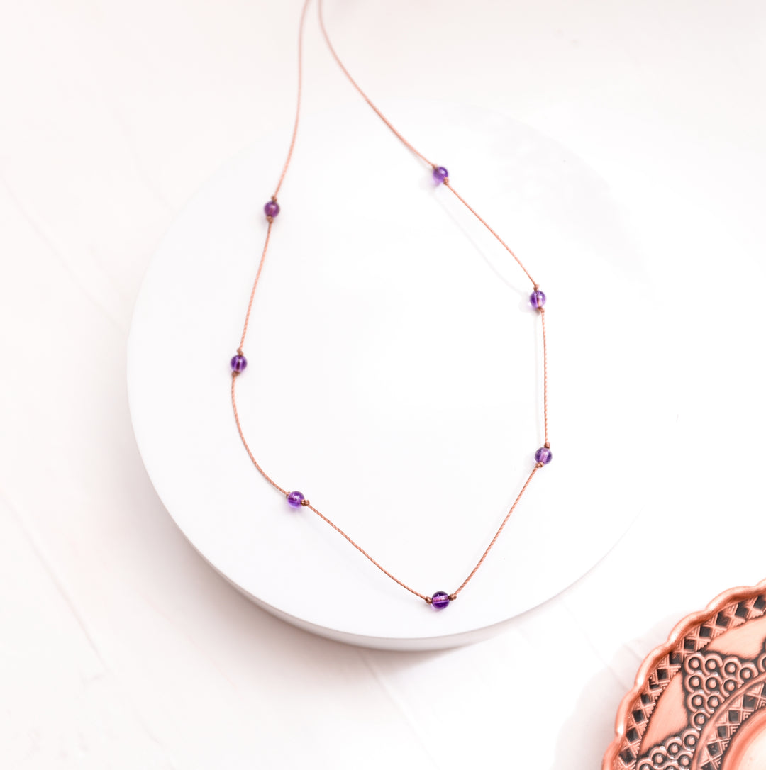 Dainty Amethyst Choker