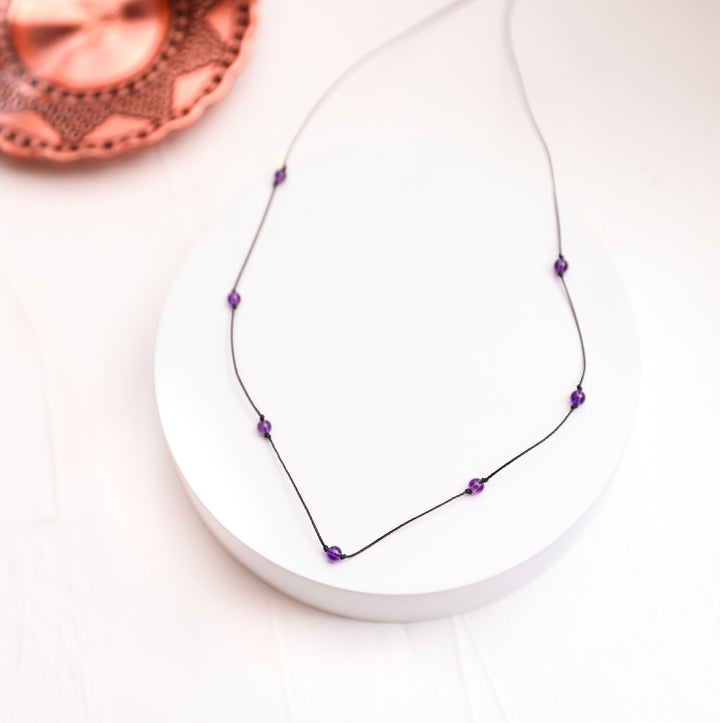 Dainty Amethyst Choker