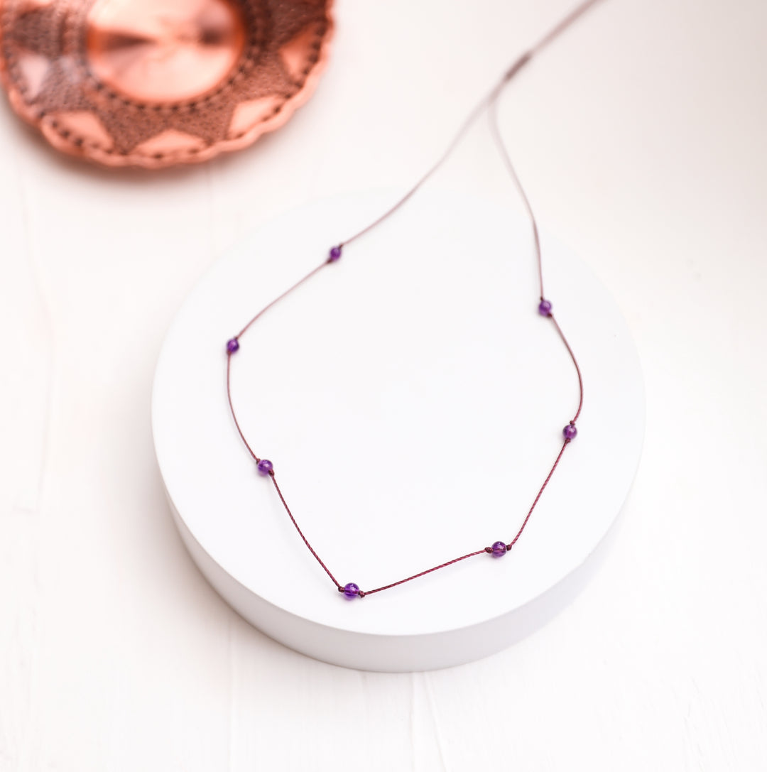 Dainty Amethyst Choker