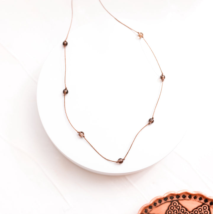 Dainty Smoky Quartz Choker