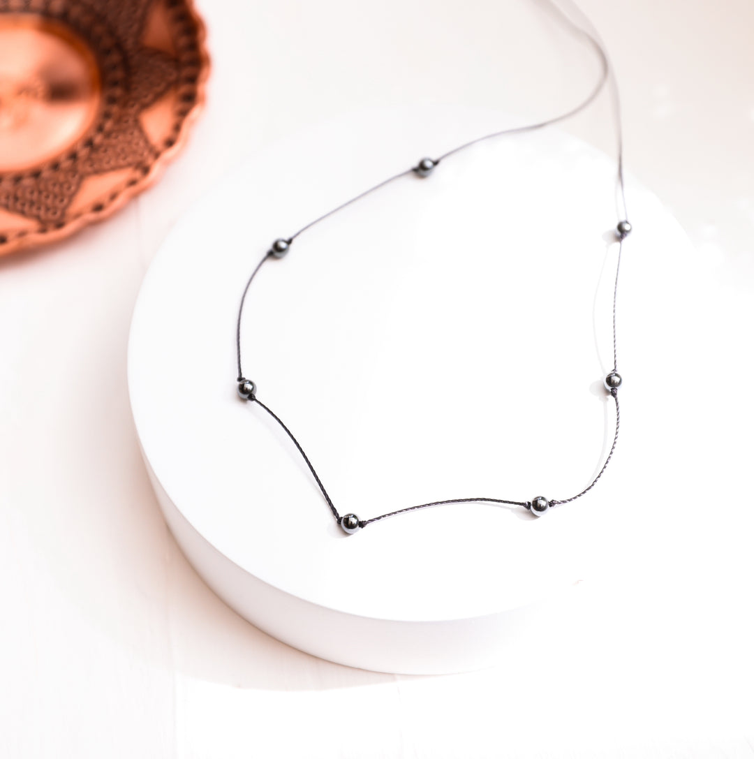 Hematite Choker Necklace