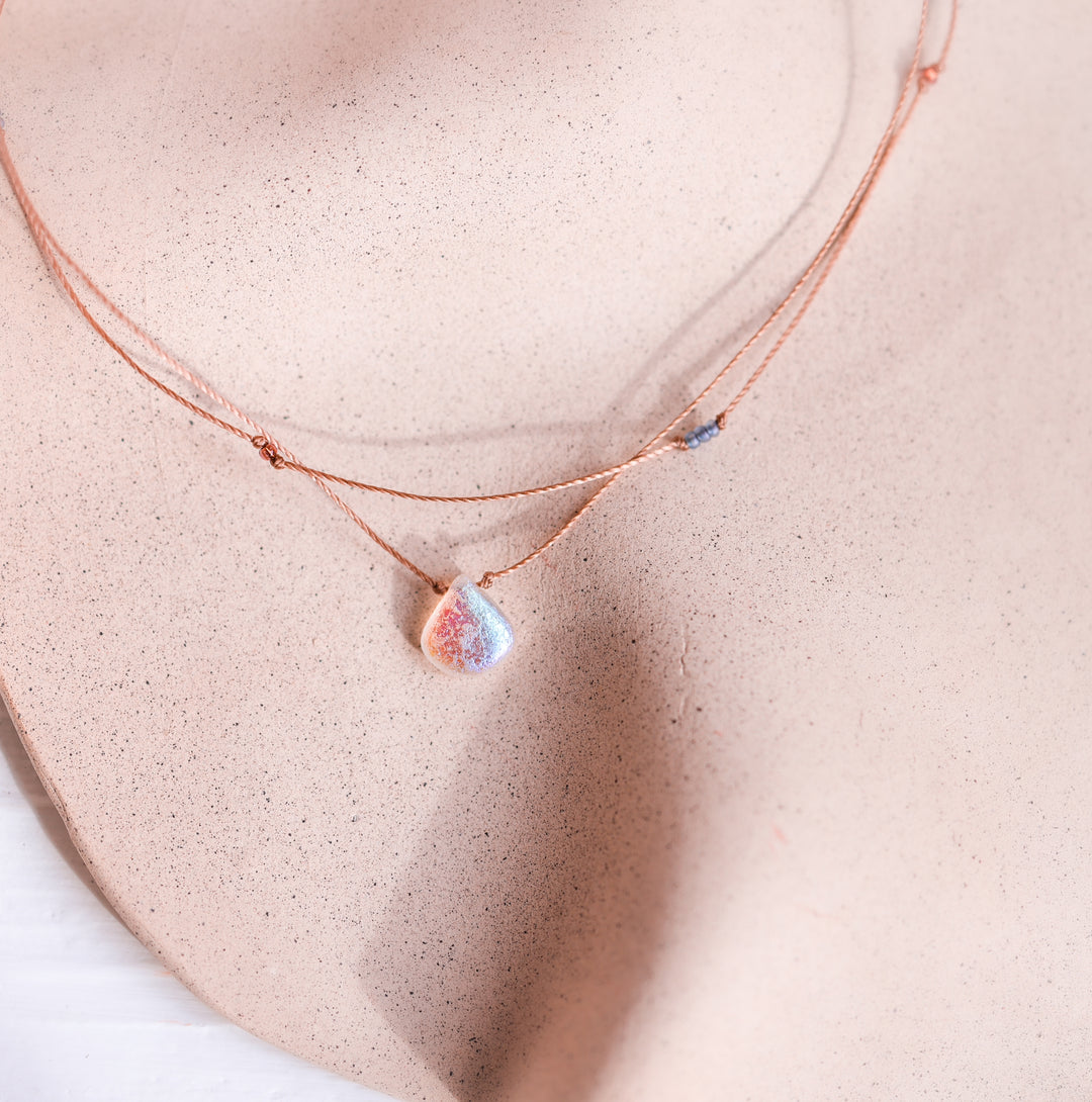 Whimsy Drop Double Layered Necklace