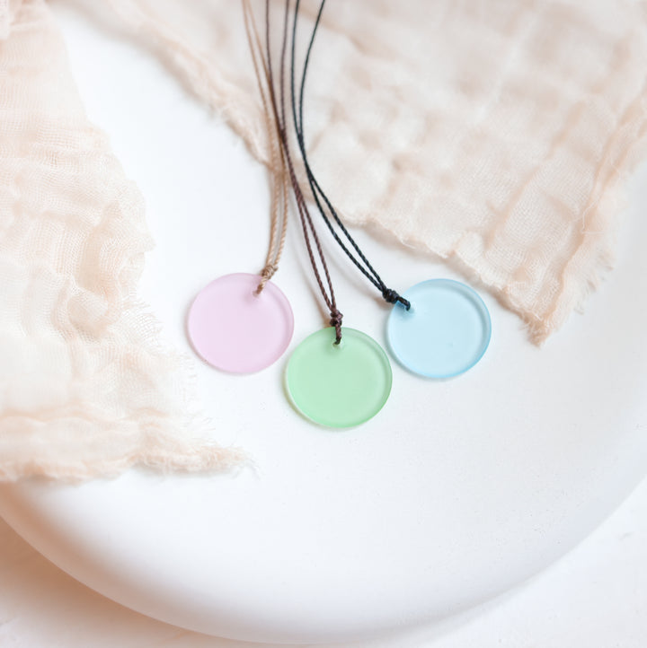 Sea Glass Coin Necklace