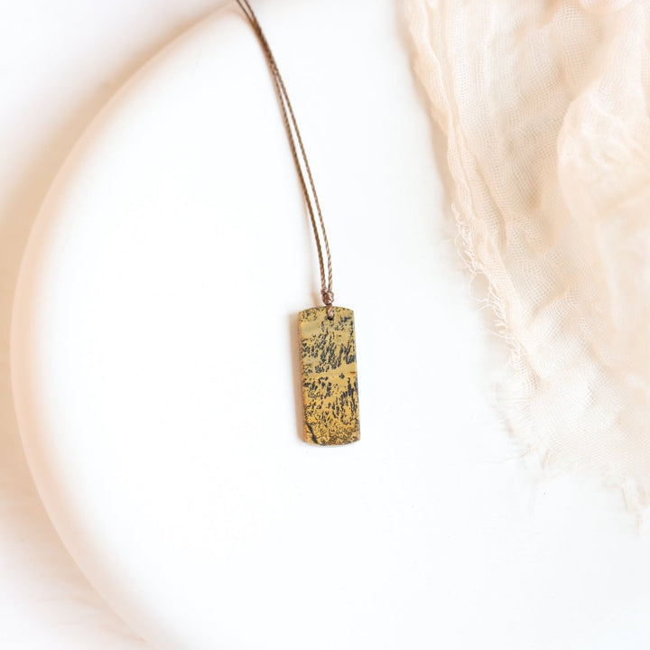 Picture Jasper Pendant Necklace