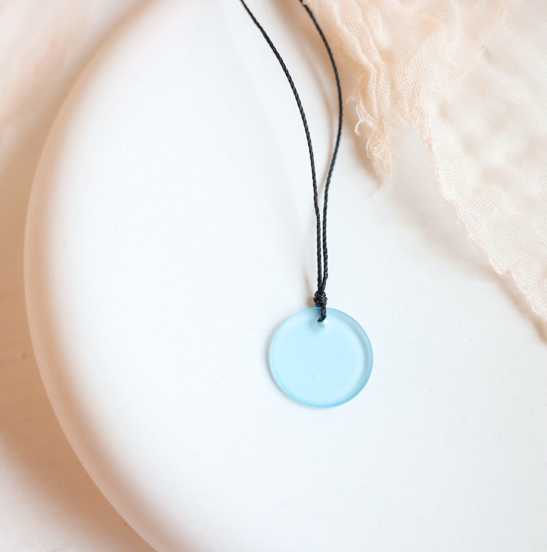 Sea Glass Coin Necklace