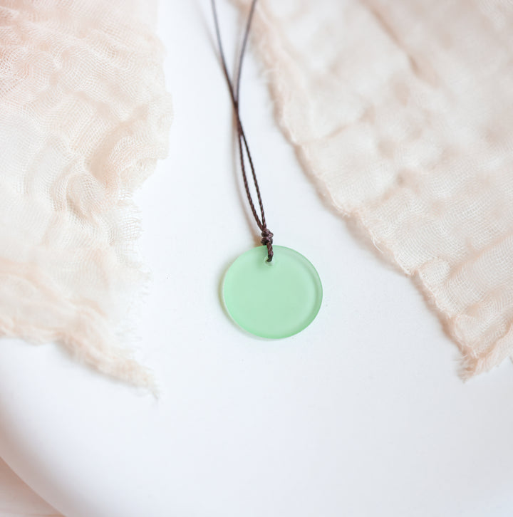 Sea Glass Coin Necklace