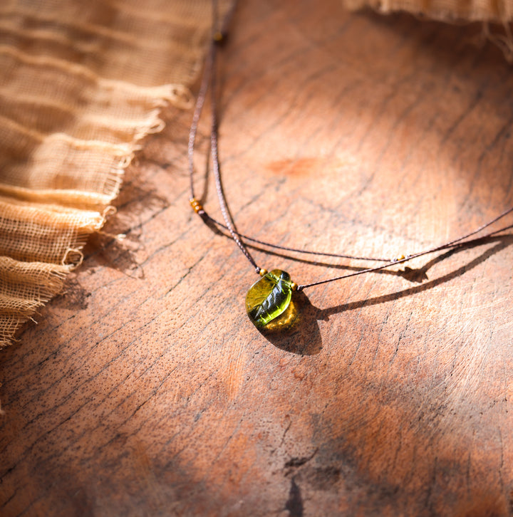 Hippie Leaf Layered Choker Necklace