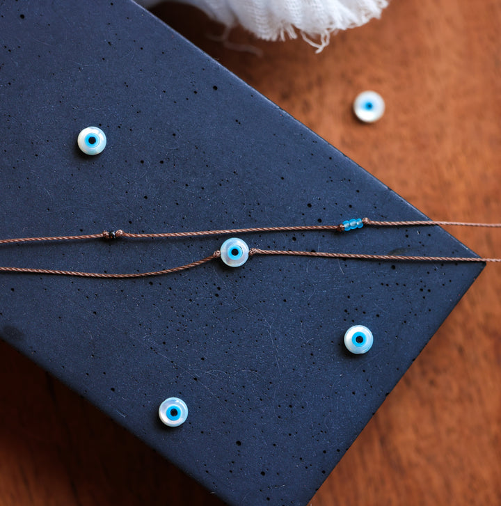 Dainty Turkish Evil Eye Choker Necklace