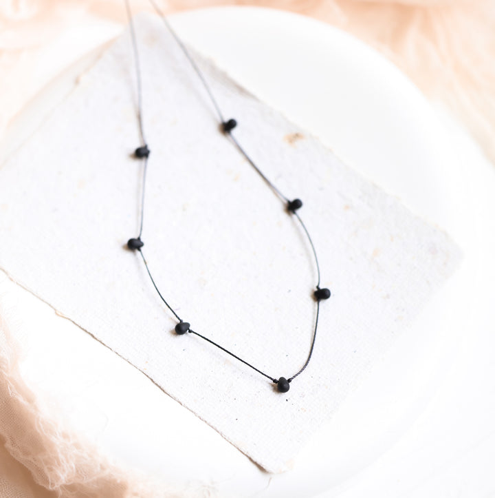 Grunge Black Choker Necklace