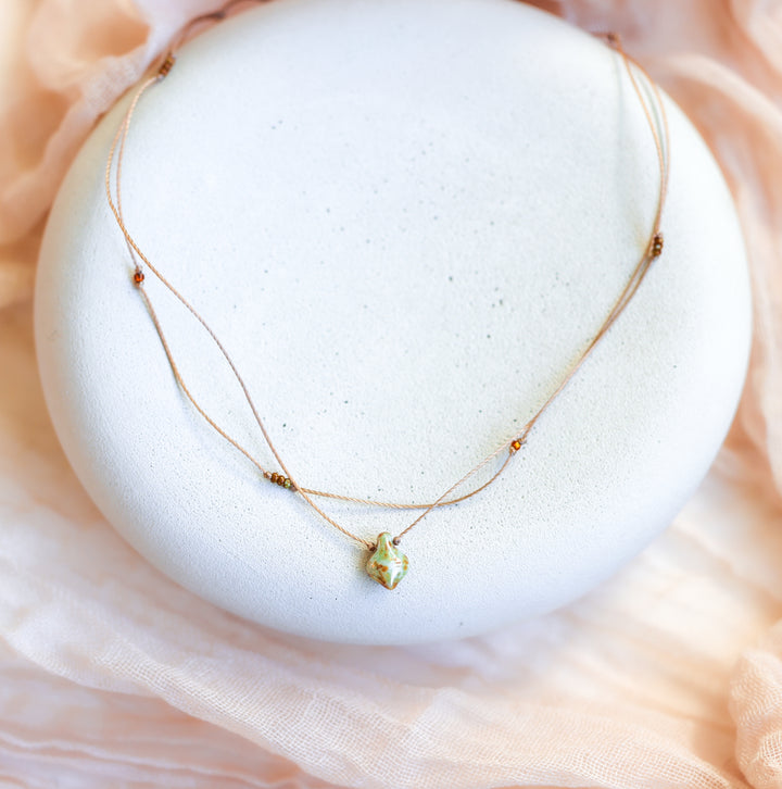 Dainty Earthy Dagger Necklace