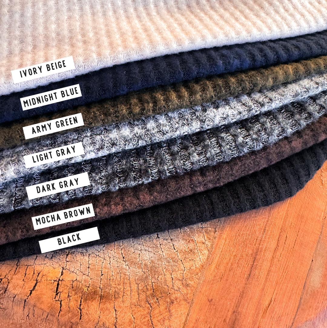 Waffle Knit Twisted Headband