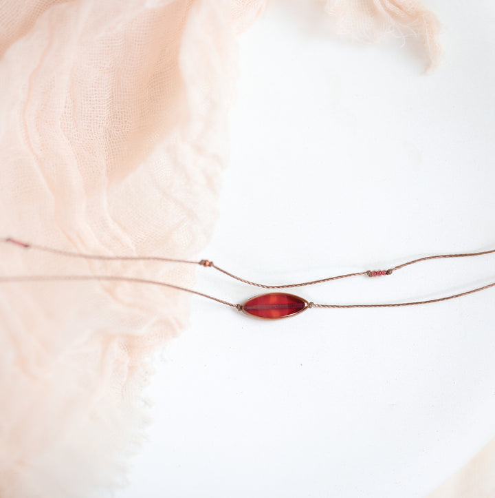 EMBER Rose Petal Layered Necklace