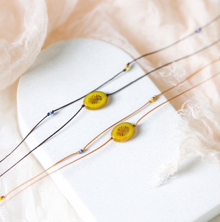 HONEYDEW Coin Layered Choker Necklace