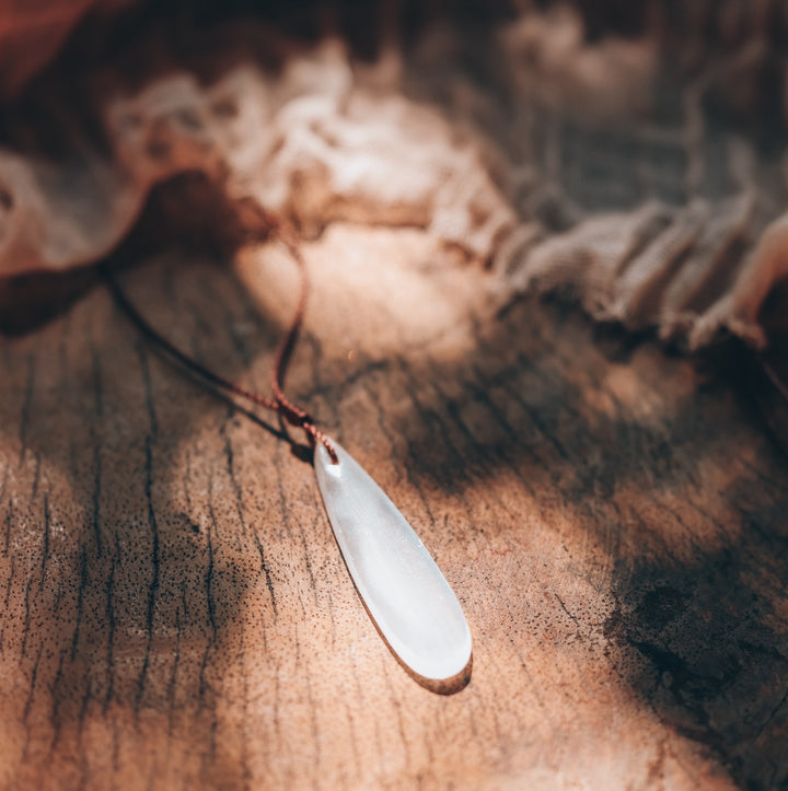 Selenite Pendant Necklace