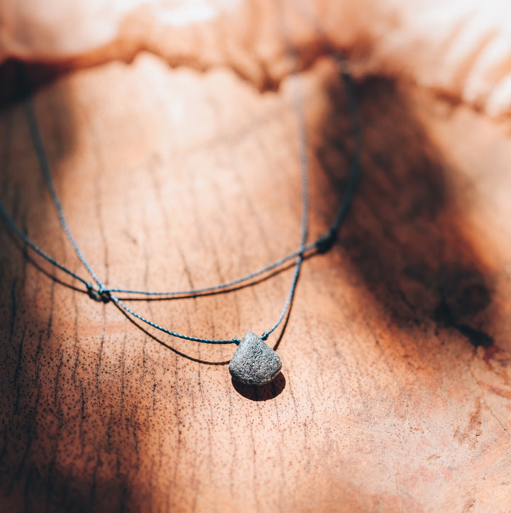 FALLEN Slate Edgy Drop Layered Choker Necklace