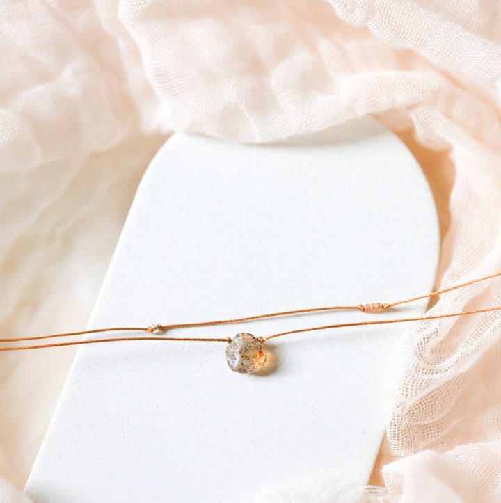 SABLE Rustic Teardrop Layered Choker Necklace