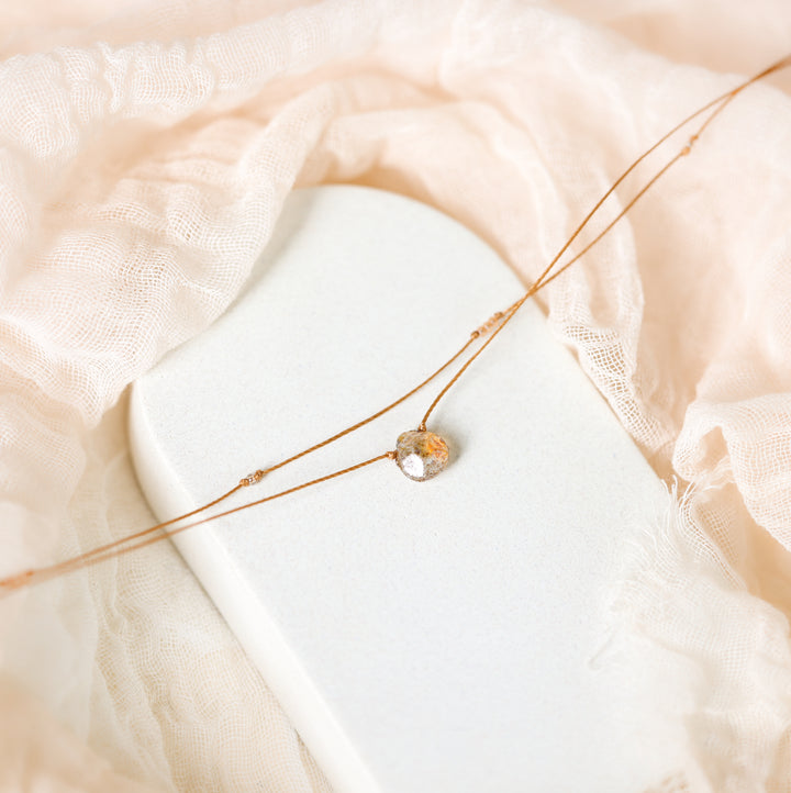 SABLE Rustic Teardrop Layered Choker Necklace