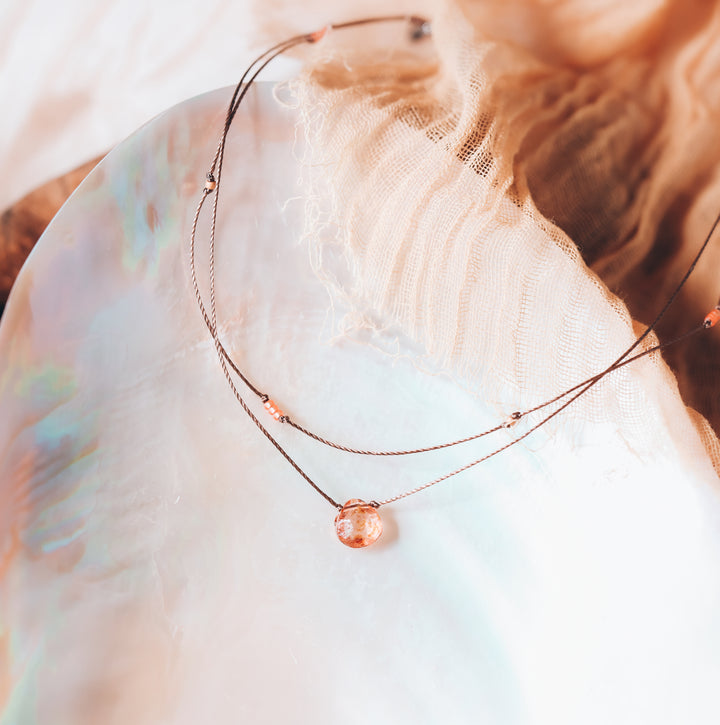 ROAN Rustic Rose Drop Layered Necklace