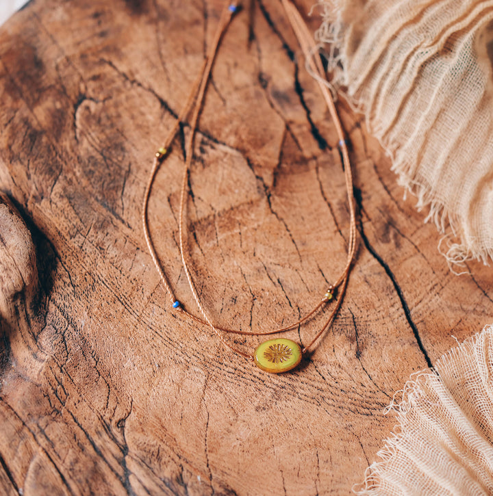 HONEYDEW Coin Layered Choker Necklace