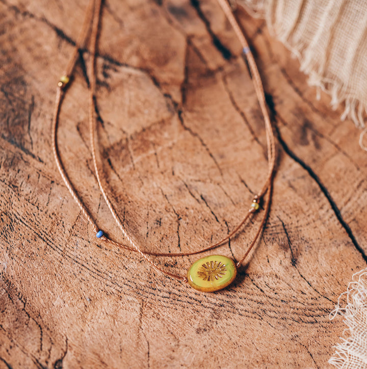 HONEYDEW Coin Layered Choker Necklace