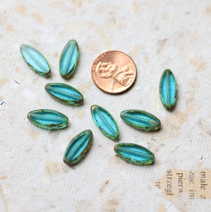 BERMUDA Teal Petal Layered Choker Necklace