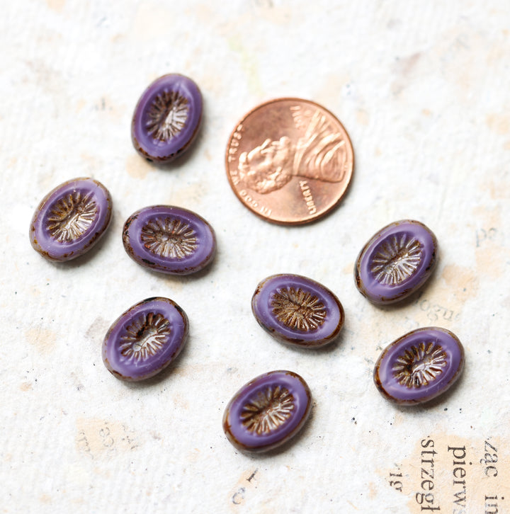 ATHENS Vintage Purple Pendant Layered Choker