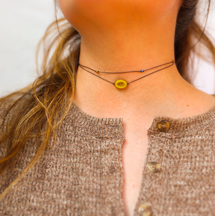 HONEYDEW Coin Layered Choker Necklace
