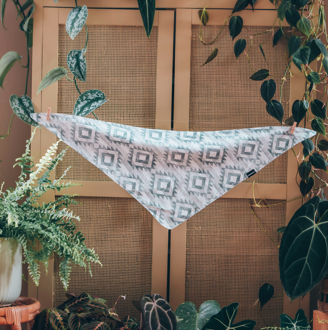 Gray Peaks Aztec Dog Bandana