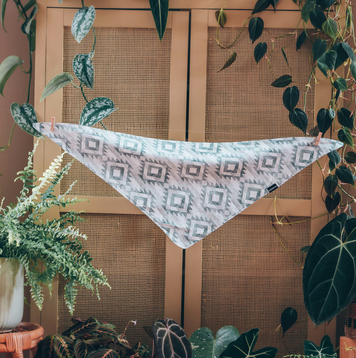 Gray Peaks Aztec Dog Bandana