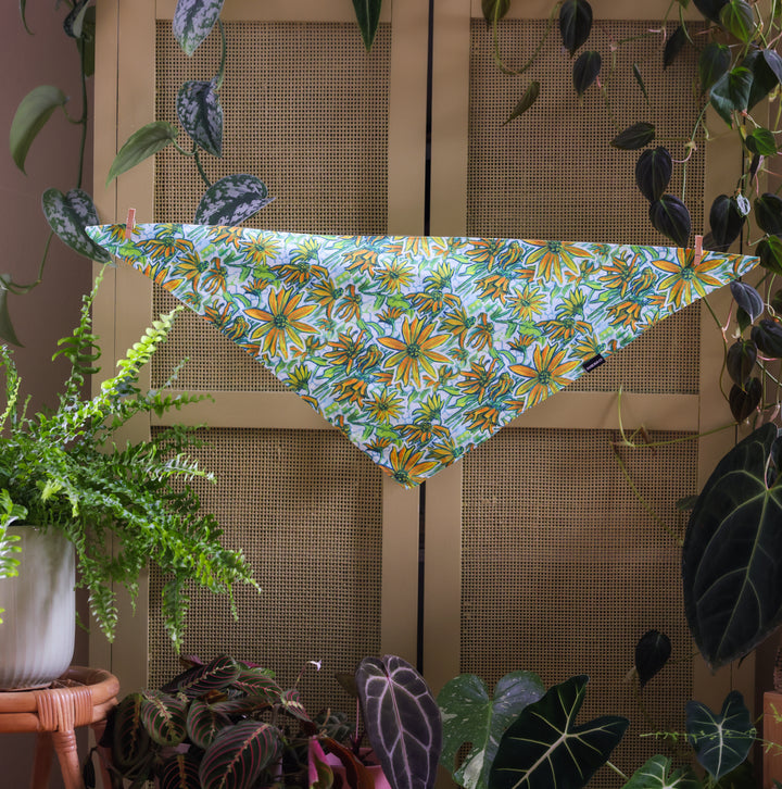 Wildflower Daisy Dog Bandana