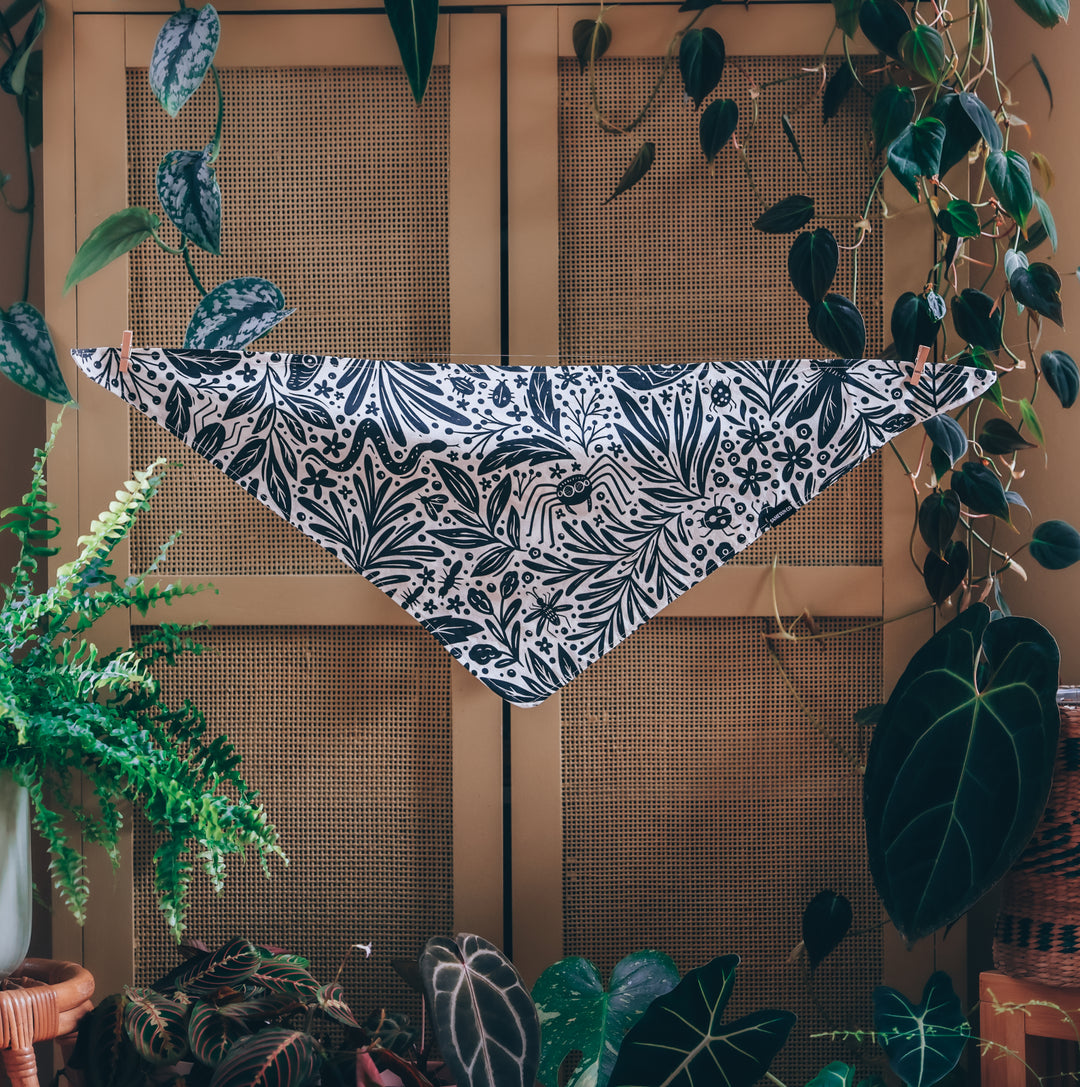 Insects in the Garden Dog Bandana