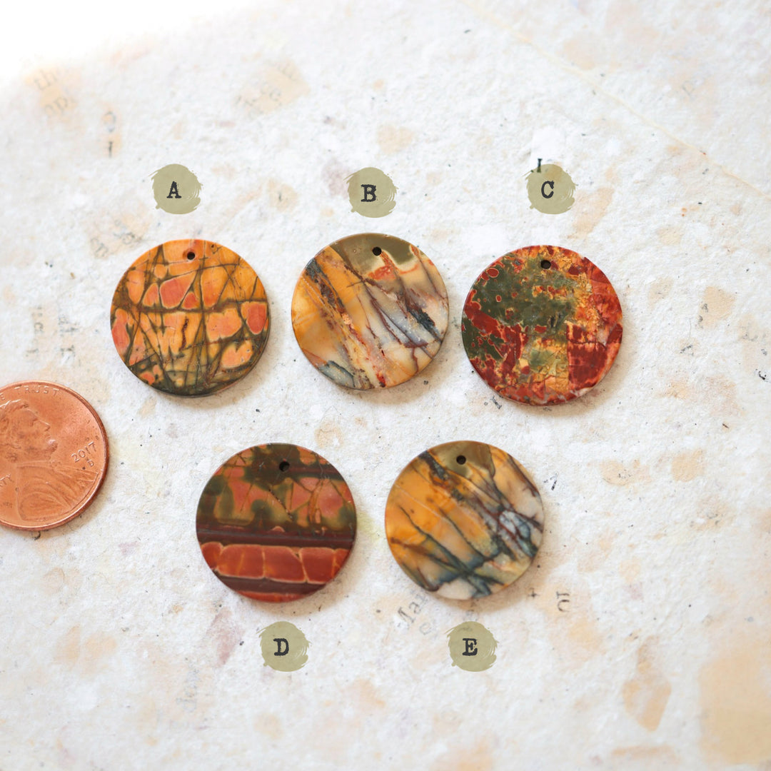 Red Creek Jasper Pendant Necklace