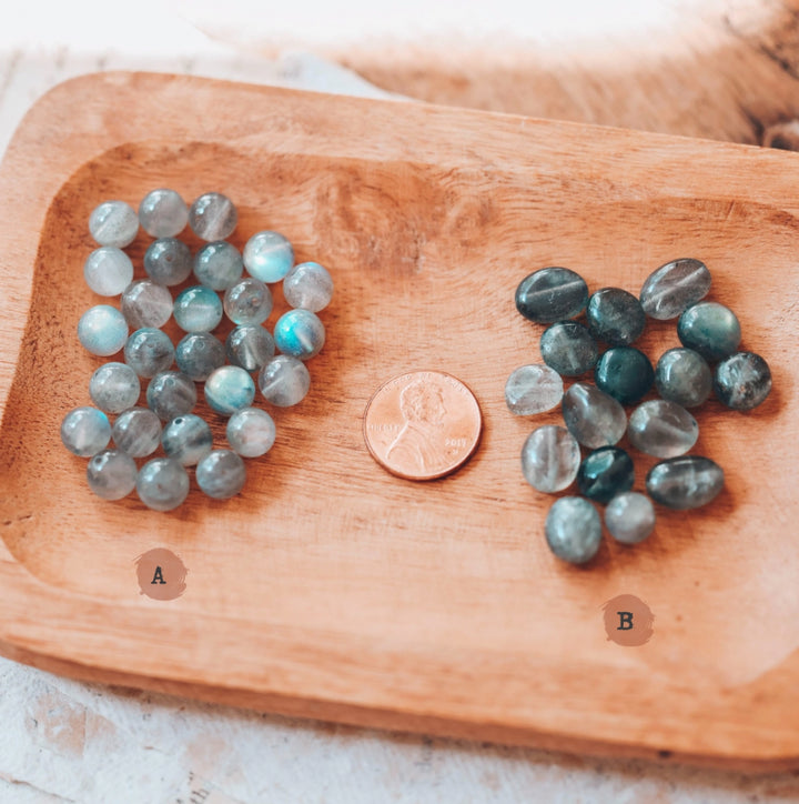 Tumbled Labradorite Choker Necklace