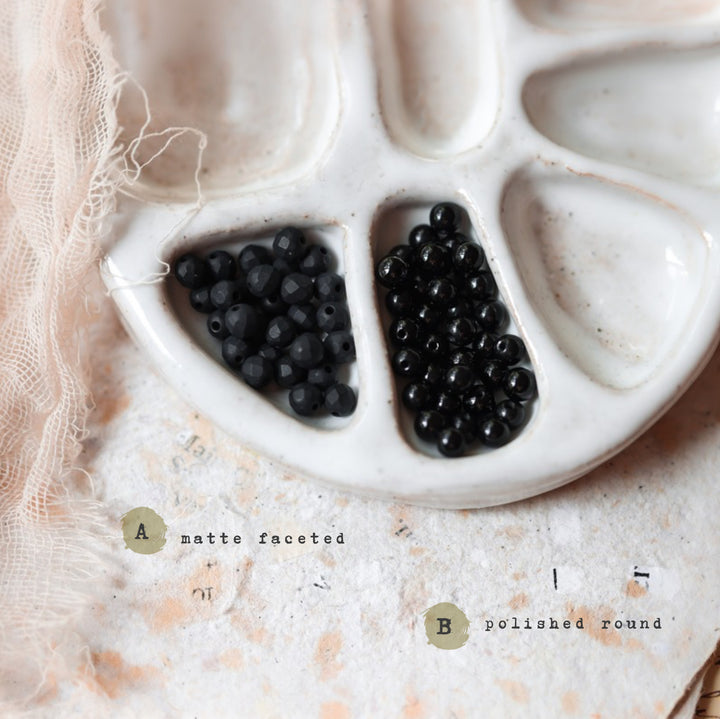Dainty Black Onyx Choker Necklace