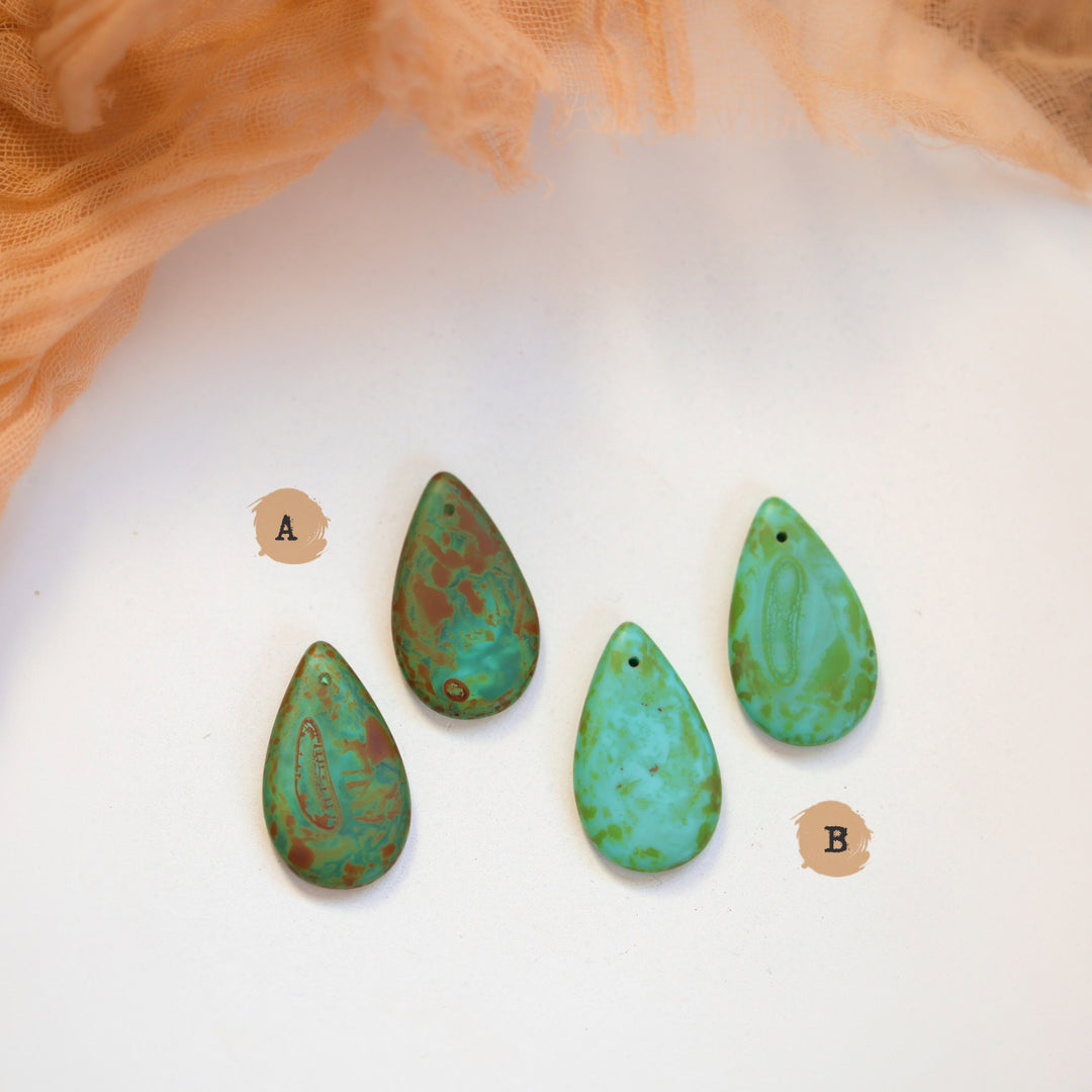 Abstract Earthy Pendant Necklace