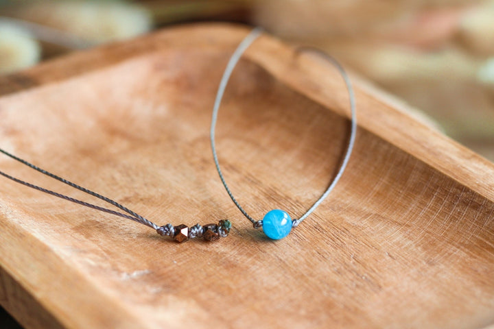 Blue Apatite Choker - SAME SUN CO