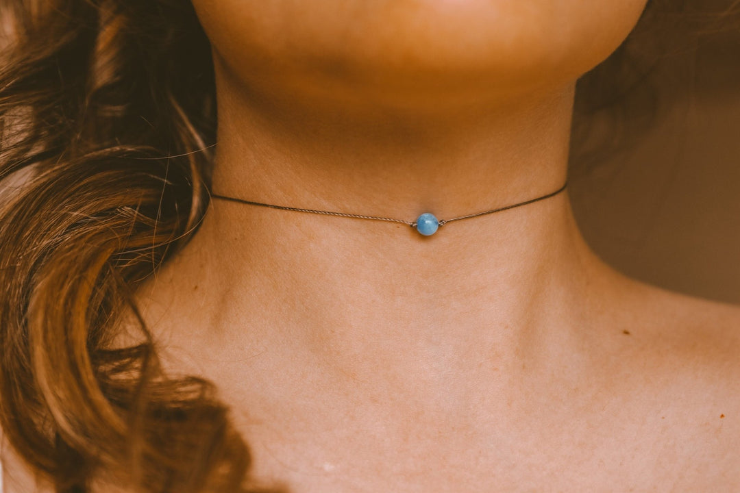 Blue Apatite Choker - SAME SUN CO