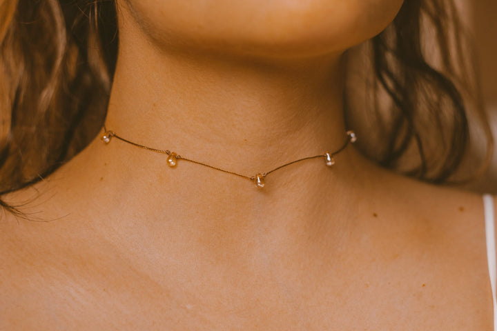 Bohemian Teardrop Choker - SAME SUN CO