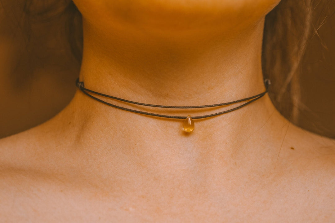 Boho Honey Teardrop Choker - SAME SUN CO