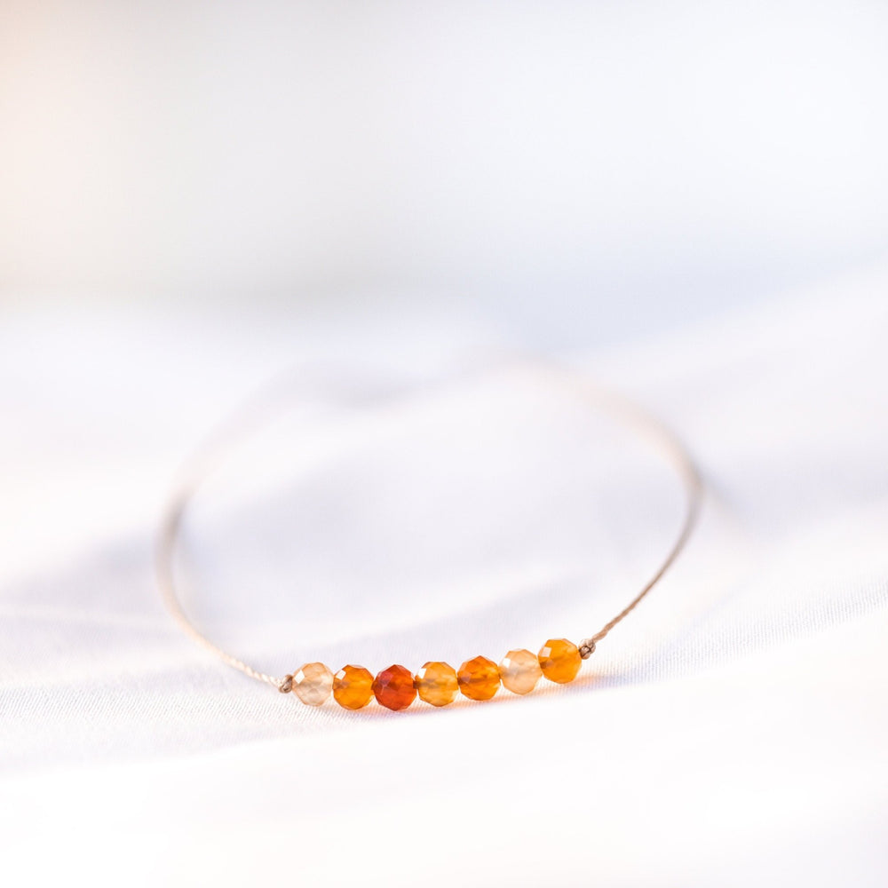 Carnelian Bar Bracelet - SAME SUN CO