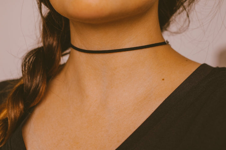 Classic Black Suede Choker - SAME SUN CO