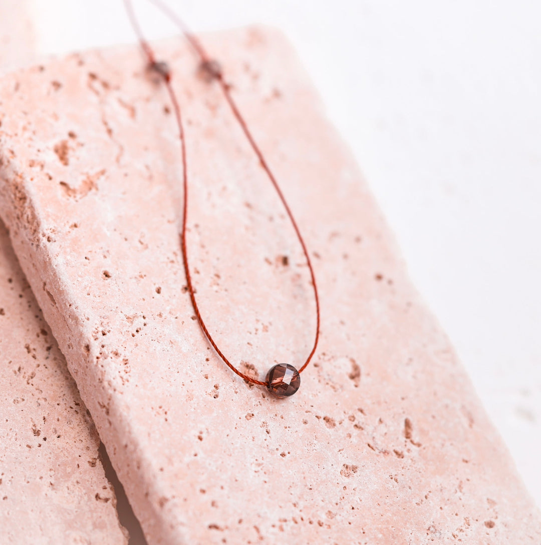 Classy Smoky Quartz Necklace - SAME SUN CO