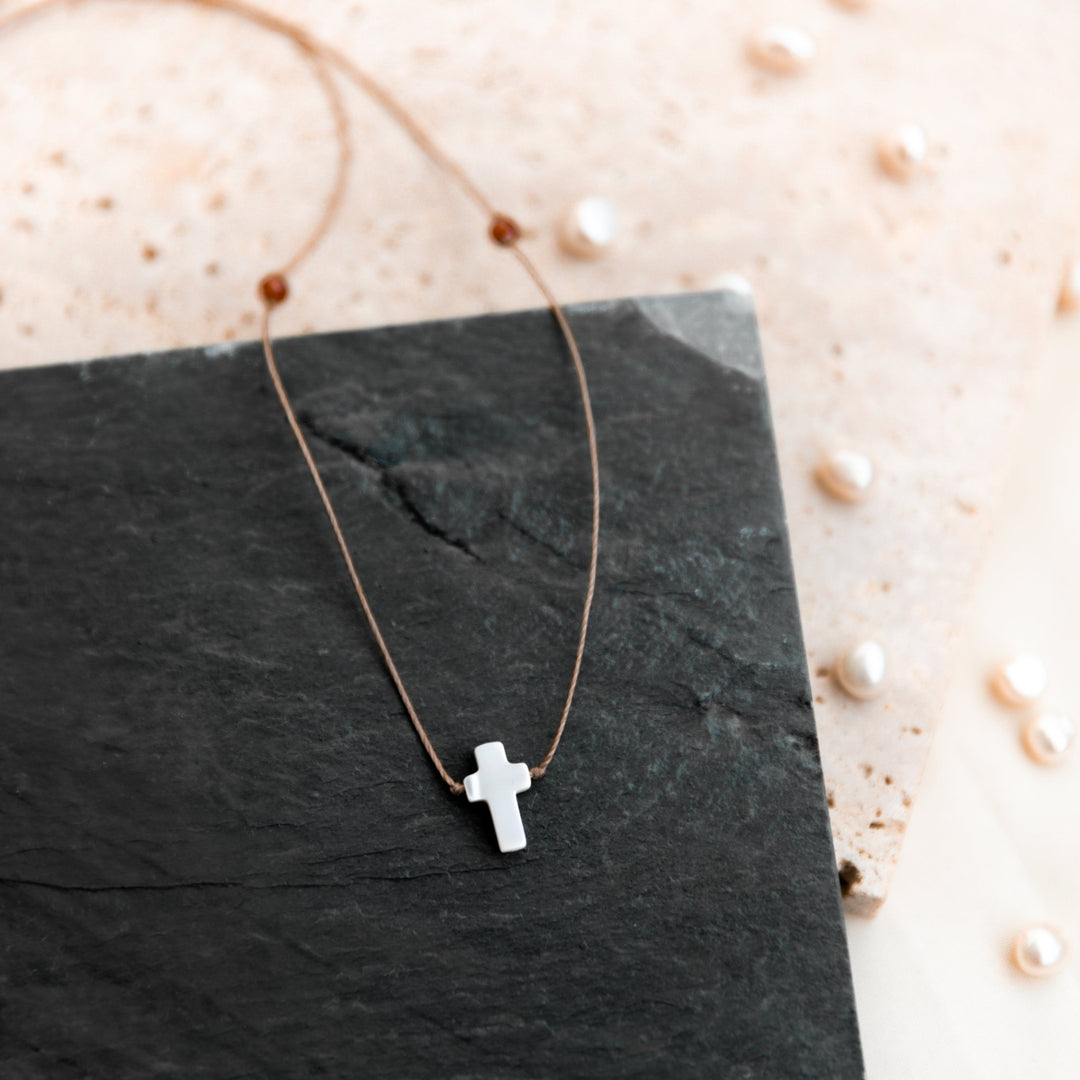 Dainty Cross Necklace - SAME SUN CO