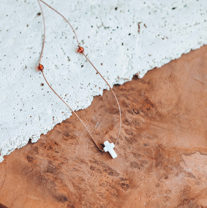 Dainty Cross Necklace - SAME SUN CO